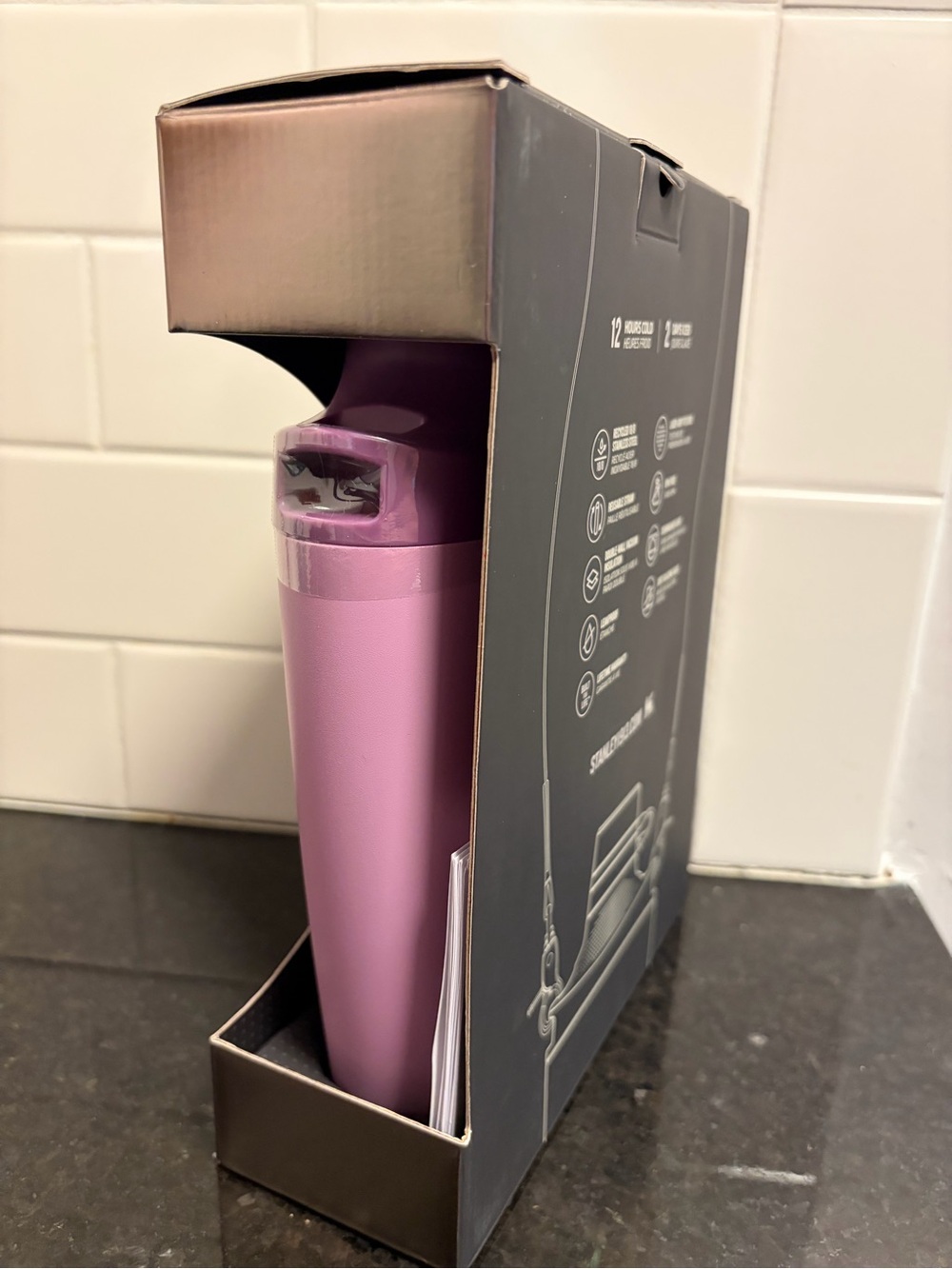 Stanley - 23oz. “Cross Bottle” in Color: Lilac (New/Sealed) - Picture 7 of 16